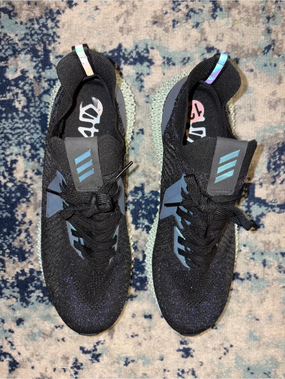 Adidas Alphaedge 4D Goodbye Gravity Black Running Shoes Size 12